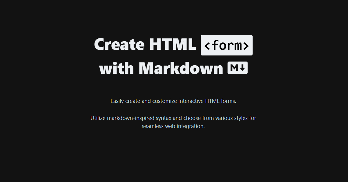 create application form in html